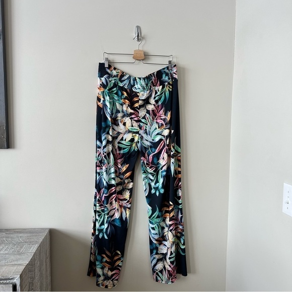 JOSEPH RIBKOFF-Floral Wide Leg Vacation Pants - Picture 2 of 9